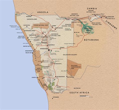 jodys blog map  namibia