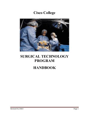 Fillable Online Surgical Technology AAS Degree Lone Star College Fax