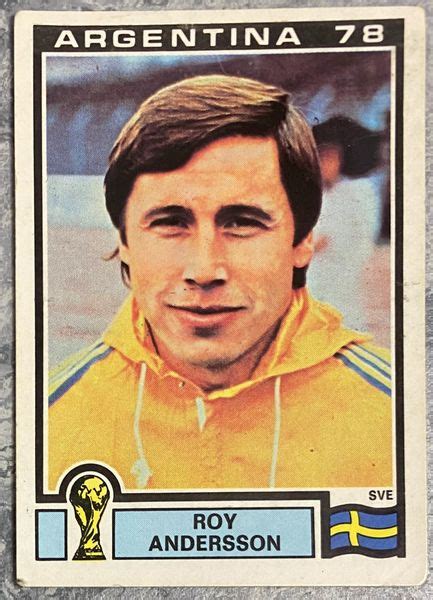 1978 ARGENTINA WORLD CUP PANINI ORIGINAL UNUSED STICKER SWEDEN ROY