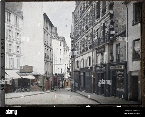 Paris Ve arr France rue de la Montagne Ste Geneviève view of the