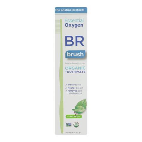 Essential Oxygen Toothpaste Peppermint Case Of 1 4 Oz