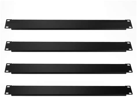 4 Pack 1u Blank Panel Metal Rack Mount Filler Panel For 19 Inch