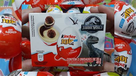 KINDER JOY JURASSIC WORLD OPENING ASMR YouTube