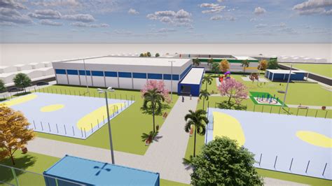 Prefeitura lança obras de construção de escola e ginásio em Lucas do