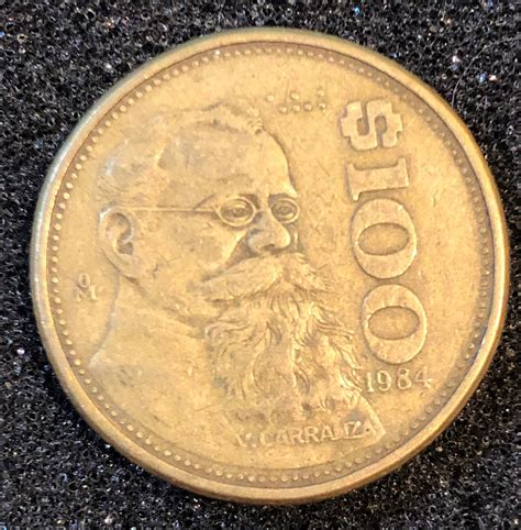 1984 Vintage Mexican 100 Peso Coin Circulated - Etsy Canada