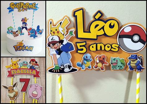 Pokemon Free Printable Cake Toppers Oh My Fiesta For Geeks