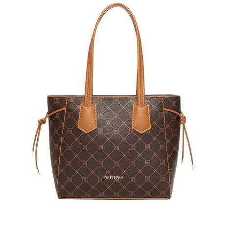 Bolsa Feminina Rafitthy Tote M Dia Marrom Marrom