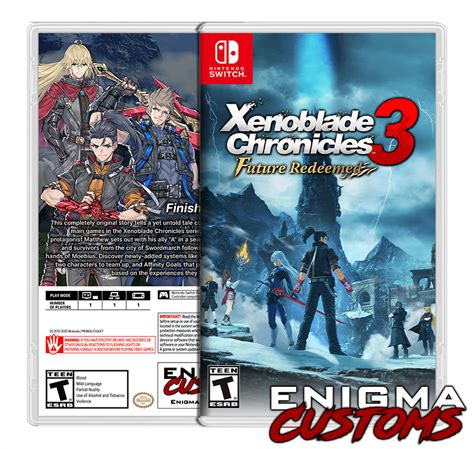 Xenoblade Chronicles Future Redeemed Enigma Customs