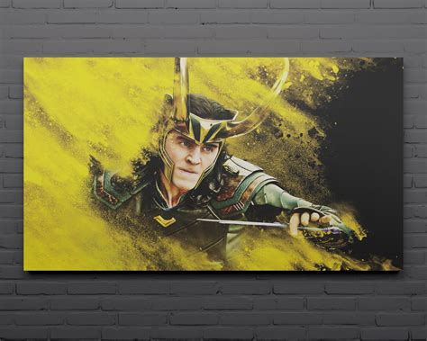 Loki Marvel Canvas Wall Art Wall Decor Art Prints Printable Art