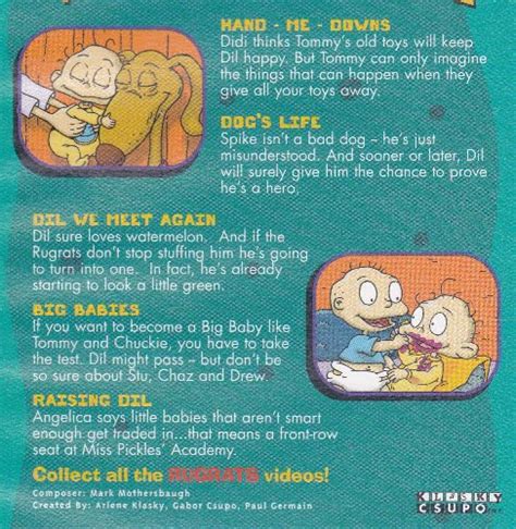 Rugrats Make Room For Dil Vhs Db Books