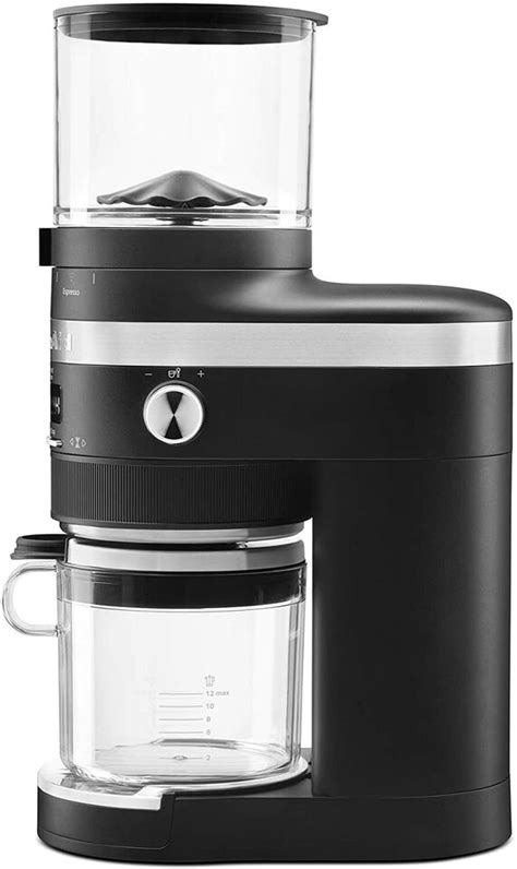 New Kitchenaid Kcg8433bm Burr Coffee Grinder 10 Oz Black Matte Ebay