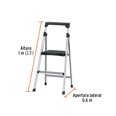 Estu A Truper Escalera Tubular Plegable Pelda Os Aluminio