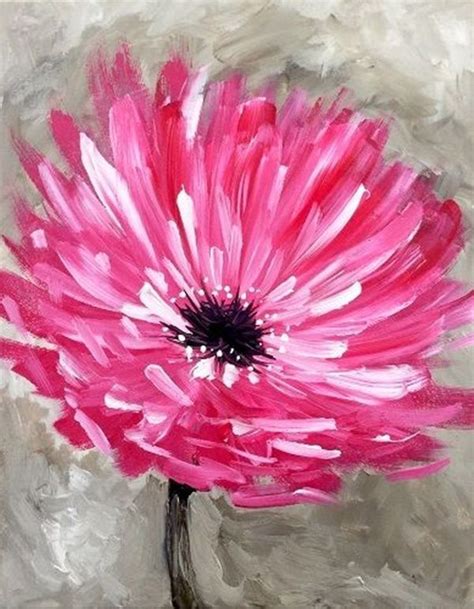 Painting Ideas Flowers Easy