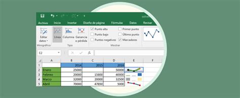 Cómo insertar minigráfico de datos en Excel 2016 Solvetic