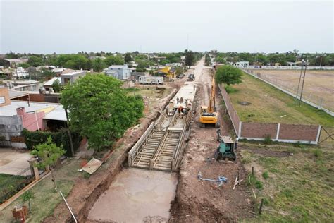 Avanzan Las Obras De Desag Es Pluviales En Castelli Diariocastelli