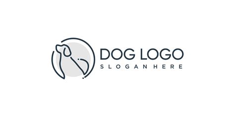 Pet logo design with creative and simple concept 13001670 Vector Art at ...