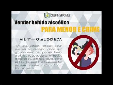 Vender bebida alcoólica para menor é crime YouTube