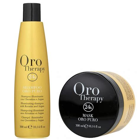 Fanola Oro Therapy Shampoo Ml Treatment Ml Amazon De Kosmetik