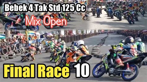 FINAL BEBEK 4 TAK TU 125 CC MIX OPEN ROAD RACE BONDOWOSO Road Race