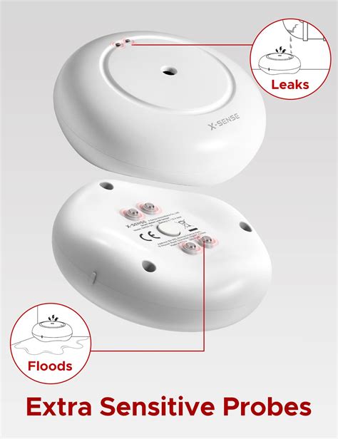 X Sense Wi Fi Water Leak Detector Smart Water Sensor Alarm Water Detector Alarm