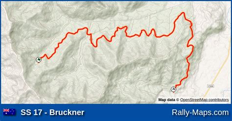 Ss 17 Bruckner Stage Map Alpine Rally 1990 Arc 🌍 Rally