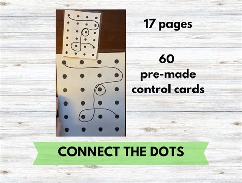 Connect the Dots Handwriting Practice Sequence Game, Copy the Pattern ...