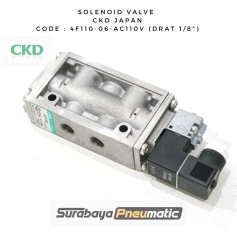 Jual Ckd Japan F Ac V Drat Solenoid Valve Pneumatic