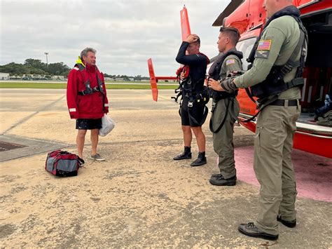 Dvids Images Coast Guard Rescues Man From Vessel Taking On Water