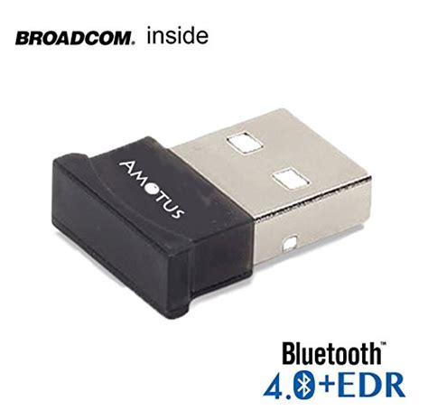 AMOTUS PLUGGABLE USB BLUETOOTH 4 0 EDR LOW ENERGY ADAPTER MICRO DUAL