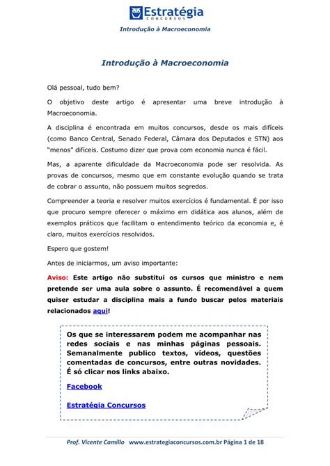 PDF Introdução à Macroeconomia PDF fileCompreender a teoria e