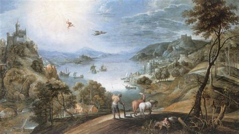 An Extensive Landscape With The Fall Of Icarus By Marten Ryckaert On Artnet