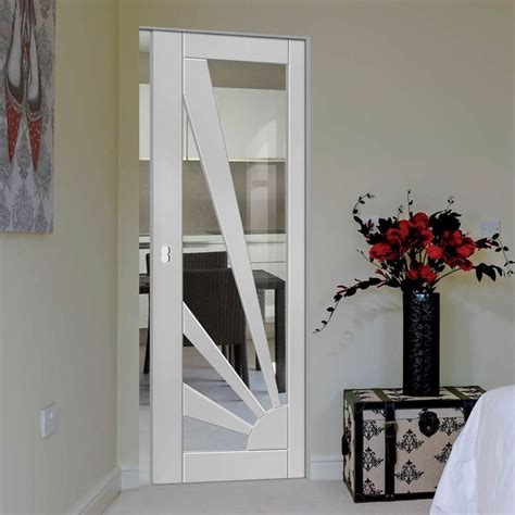 Calypso Aurora Shaker Absolute Evokit Pocket Door Clear Glass White