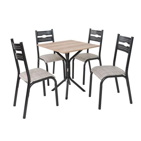 CONJUNTO DE MESA LUNA X 11 4 TAMPO BP CARVALHO MONTREAL 0 68M X 0 68M