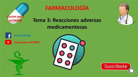 Tema 3 Reacciones Adversas Medicamentosas Youtube