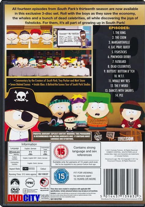 South Park Season 13 1997 Dvdcitydk