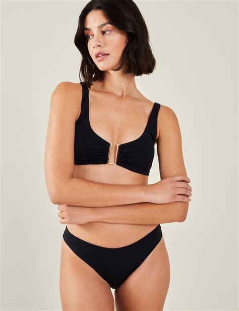 High Leg Bikini Bottoms ACCESSORIZE M S