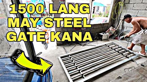 Papano Gumawa Ng Steel Gate Mas Mura Pala Pag Ikaw Ang Gumawa