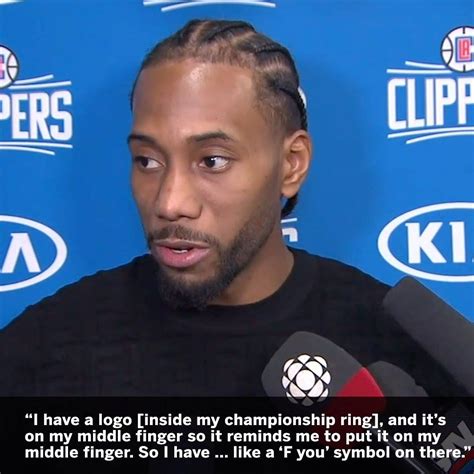 Kawhi Leonard explains the symbol he chose for his ring | Kawhi says he ...