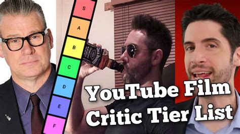 YouTube Movie Review Channel Tier List Chris Stuckmann Jeremy Jahns