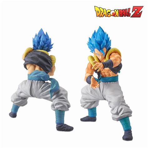 17cm Anime Dragon Ball Figure Super Saiyan Blue Hair Gogeta Action