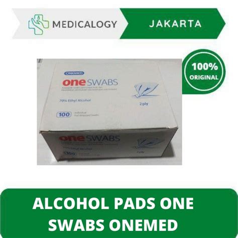 Jual Alcohol Swab Onemed Kapas Tisu Tissue Alkohol Pads One Swabs