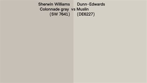 Sherwin Williams Colonnade Gray Sw 7641 Vs Dunn Edwards Muslin