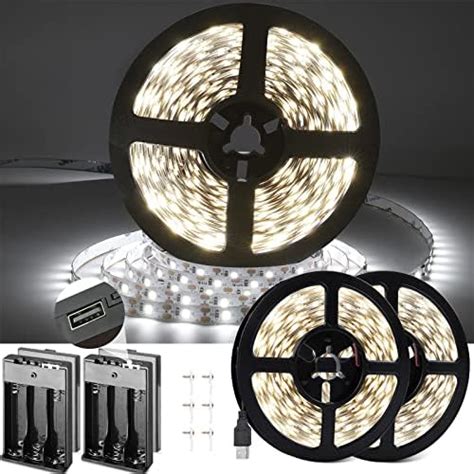 Hikenri Battery Powered Led Strip Lights 24 Keys Remote