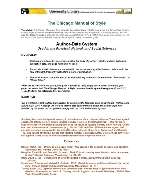 Chicago Style Manual Pdf