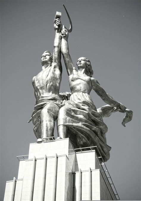 The Worker And Kolkhoz Woman An Impressive Soviet Statue Malevus