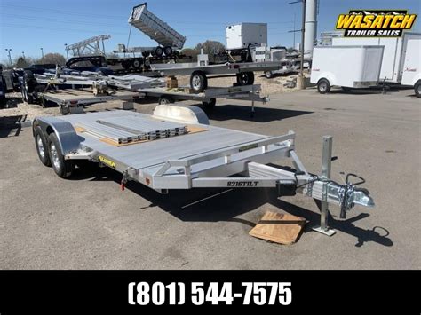 Aluma Tilt Ta El Rtd Utility Trailer Wasatch Trailer