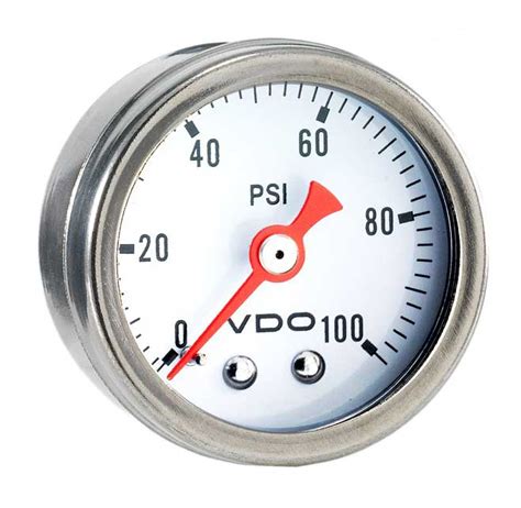 153 003 VDO Direct Mount 100PSI Mechanical Pressure Gauge 153 003