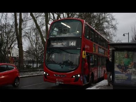 Journey On Arriva London Route 141 Wrightbus Gemini 2 Volvo B5LH