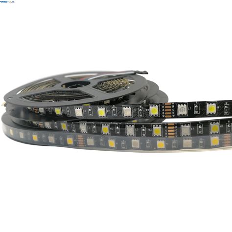 Tira De Luces LED Flexible De 5m 12V CC 10mm PCB Blanco O Negro