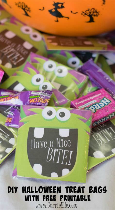 Halloween Treat Bags Diy Cute Halloween Treats Halloween Crafts For